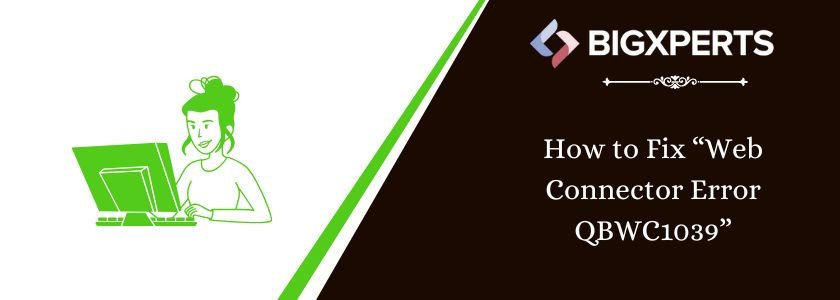 Fix Web Connector error QBWC1039