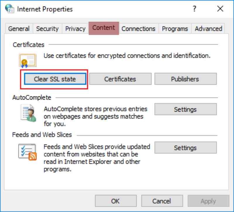 clearing ssl state