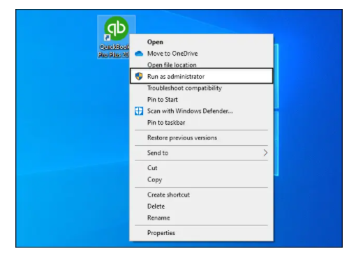 Ensure that you are running your QuickBooks as an Administrator 