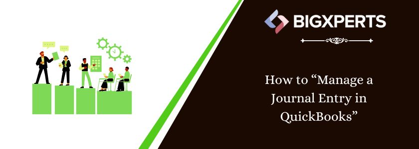 Manage Journal Entry in QuickBooks