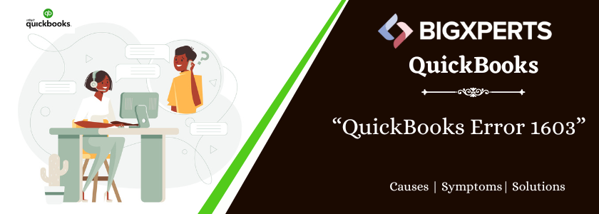 QuickBooks Update Error 1603