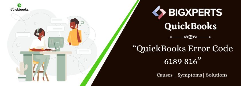 QuickBooks Error 6189 816