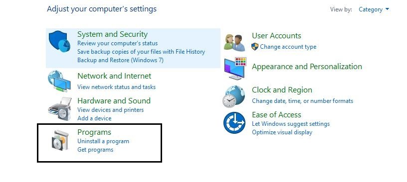 Programs